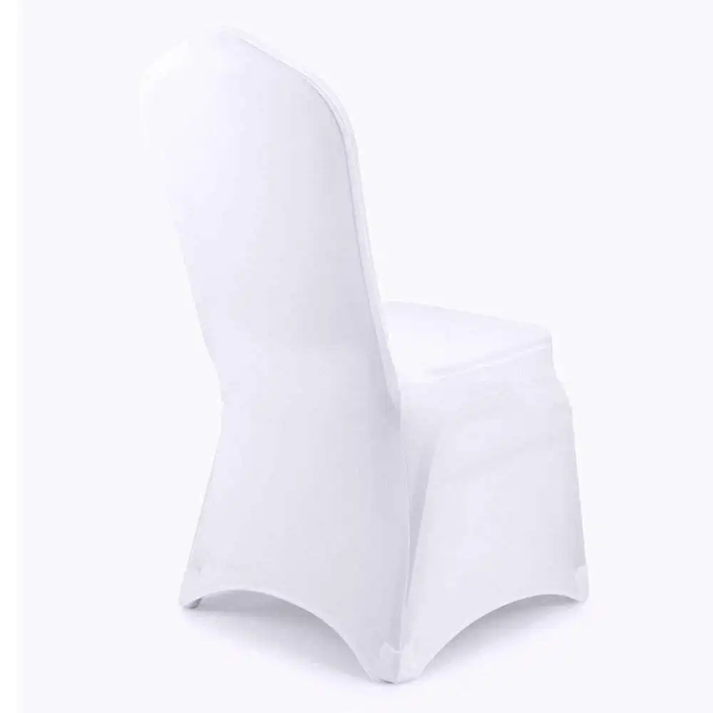 READOR 50/100pcs Beige Spandex Chair Cover for Wedding Reataurant Banquet Hotel Dining Party Polyester Stretch Chair Covers