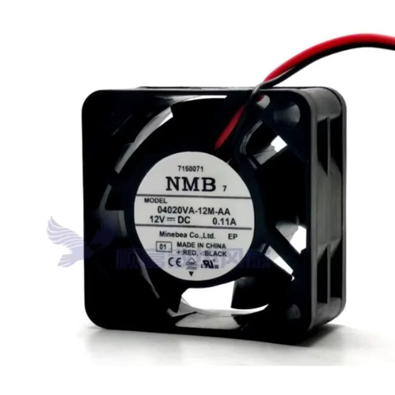 

NMB 04020VA-12M-AA DC 12V 0.11A 40x40x20mm 2-Wire Server Cooling Fan