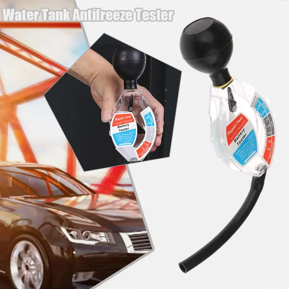 1Pc Universal Car Antifreeze Tester Hydrometer Tester Compatible Battery Fluid Tester Coolant Professional Detection Repair Tool