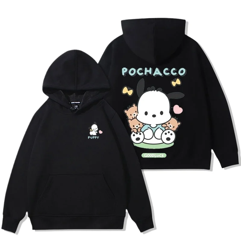 Sanrio hooded couplehoodie all season hoodie Kuromi Japanese cute cartoon women\'s  hoodie