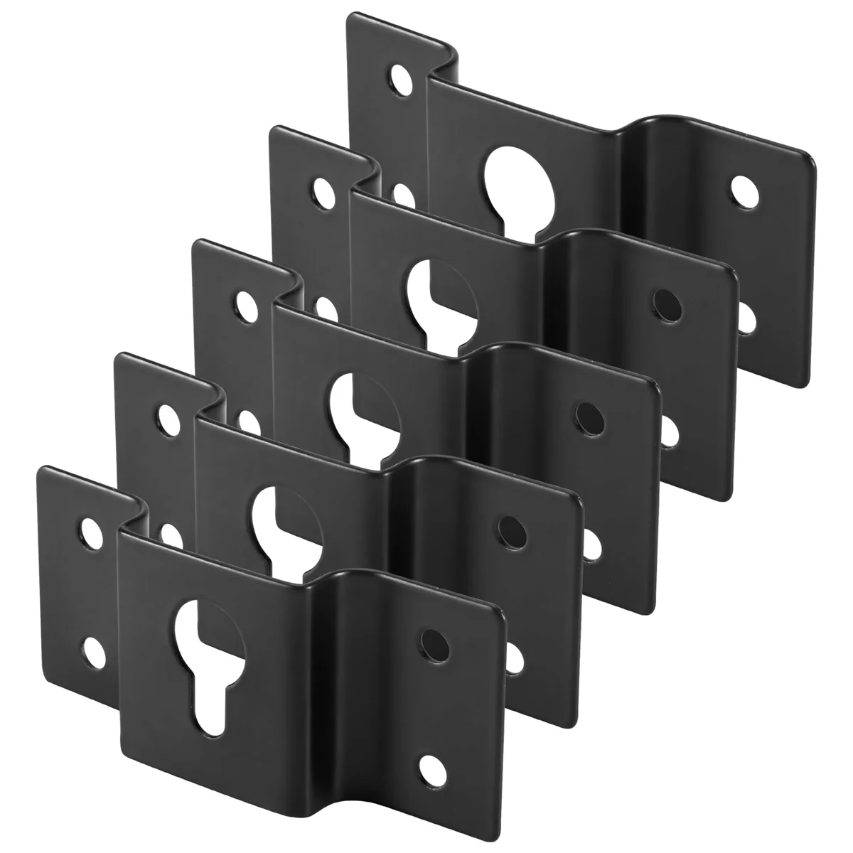 DIY Audio Sound Box Speaker Wall Mount Iron Hook Hanger Plate 5PCS