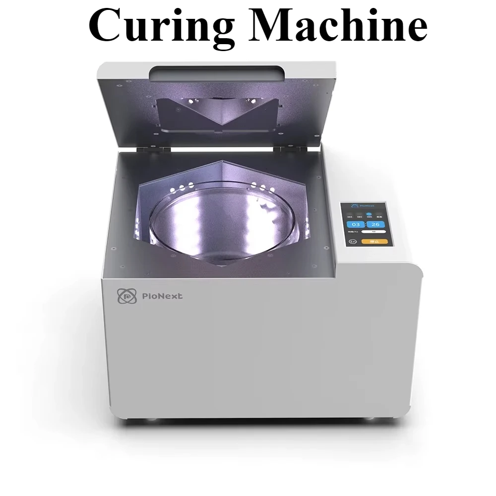 UV02 Curing Machine 330W Tri-Wavelength for Zirconia/Resin/PMMA -  Lab Certified with Digital Timer & LED