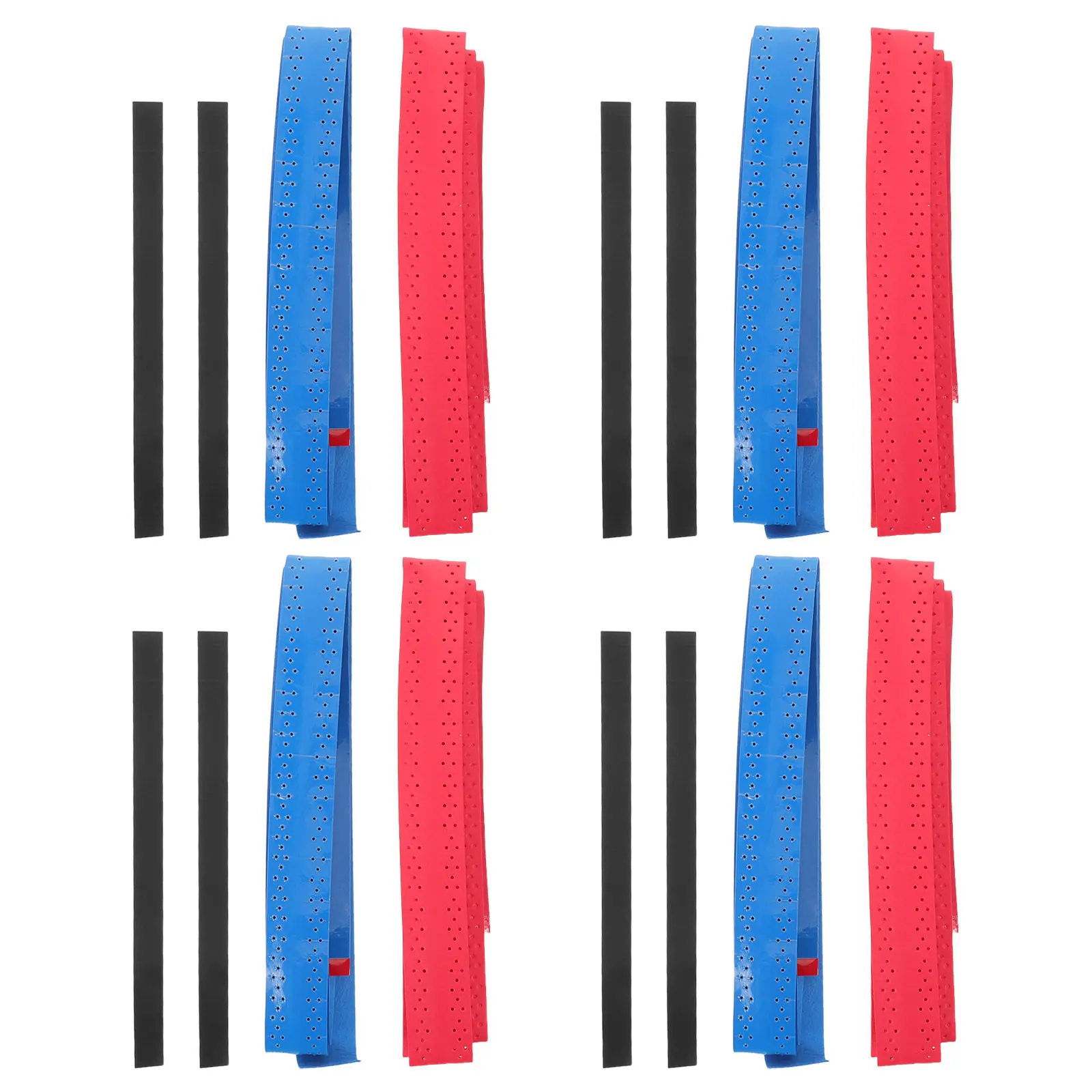 

Набор из 4 водонепроницаемых противоскользящих двухцветных лент для обмотки рукояток гольф-клюшек, сменная обмоточная лента из полиуретана для гольфа