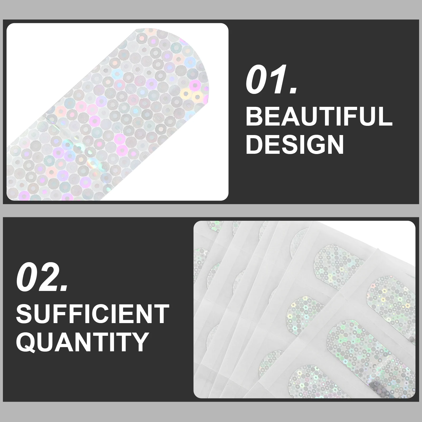 100 Pcs Glitter First Bandages Nail Sticker Breathable Wound Care Pvc Daily Use Strip Child Stickers