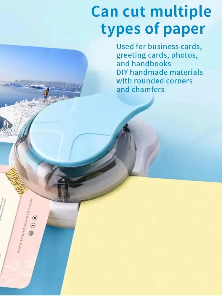 1PC 3-in-1 Multifunctional Corner Rounder R4/R7/R10 Chamferer Cutter Corner Cutter Point Corner Trimming Craft Photo/Scrapbook