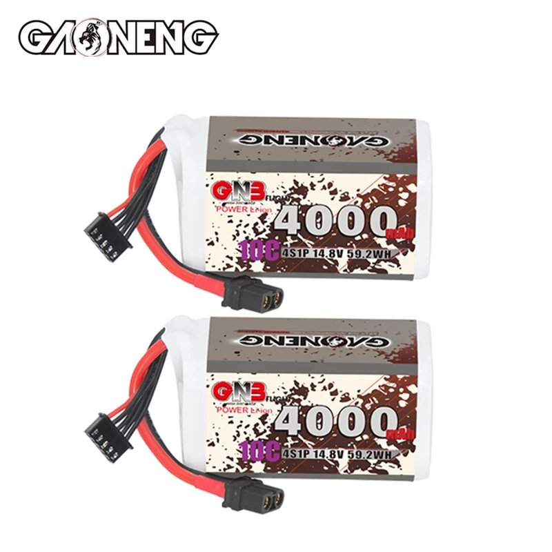 GNB 4000mAh 4S 14.8V 10C 20C 21700 Rechargeable Li-ion Battery With XT60 For FPV Drone Quadcopter Helicopte Airplane RC Parts