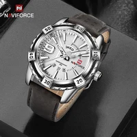 NAVIFORCE-Reloj de pulsera deportivo para hombre, cronógrafo informal de cuarzo, estilo militar, resistente al agua, Estilo Vintage