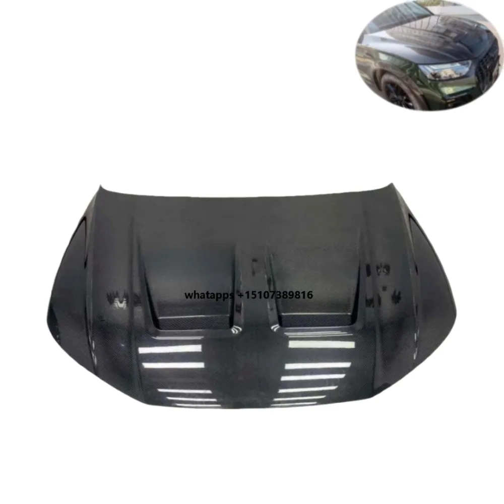 

MSY Style Dry Carbon Fiber Fibre Front Engine Vented Bonnet Hood for Q5 SQ5 2018-2021