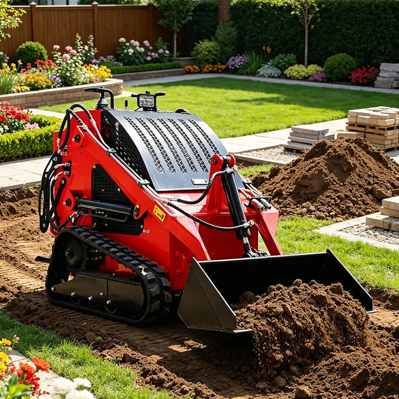 Hot Selling Mini Crawler Loader CE Approved Front End Loader Tracked Skid Steer Loader for Municipal Pipeline Construction