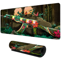 CSGO Counter Strike Gun AK M4 game Boys esports Thickens oversized mouse pad table pad keyboard pad custom non-slip desk mat