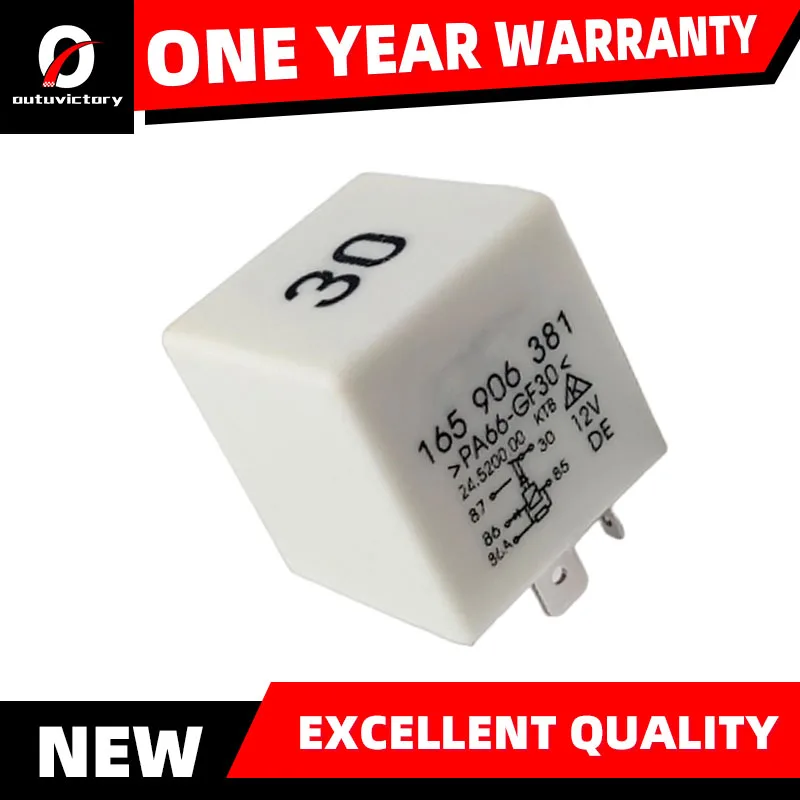 

1pc 12V 5pin car relay for Volkswagen Passat B5 Audi A6 ECU 30 165 906 381 5Pin 165906381