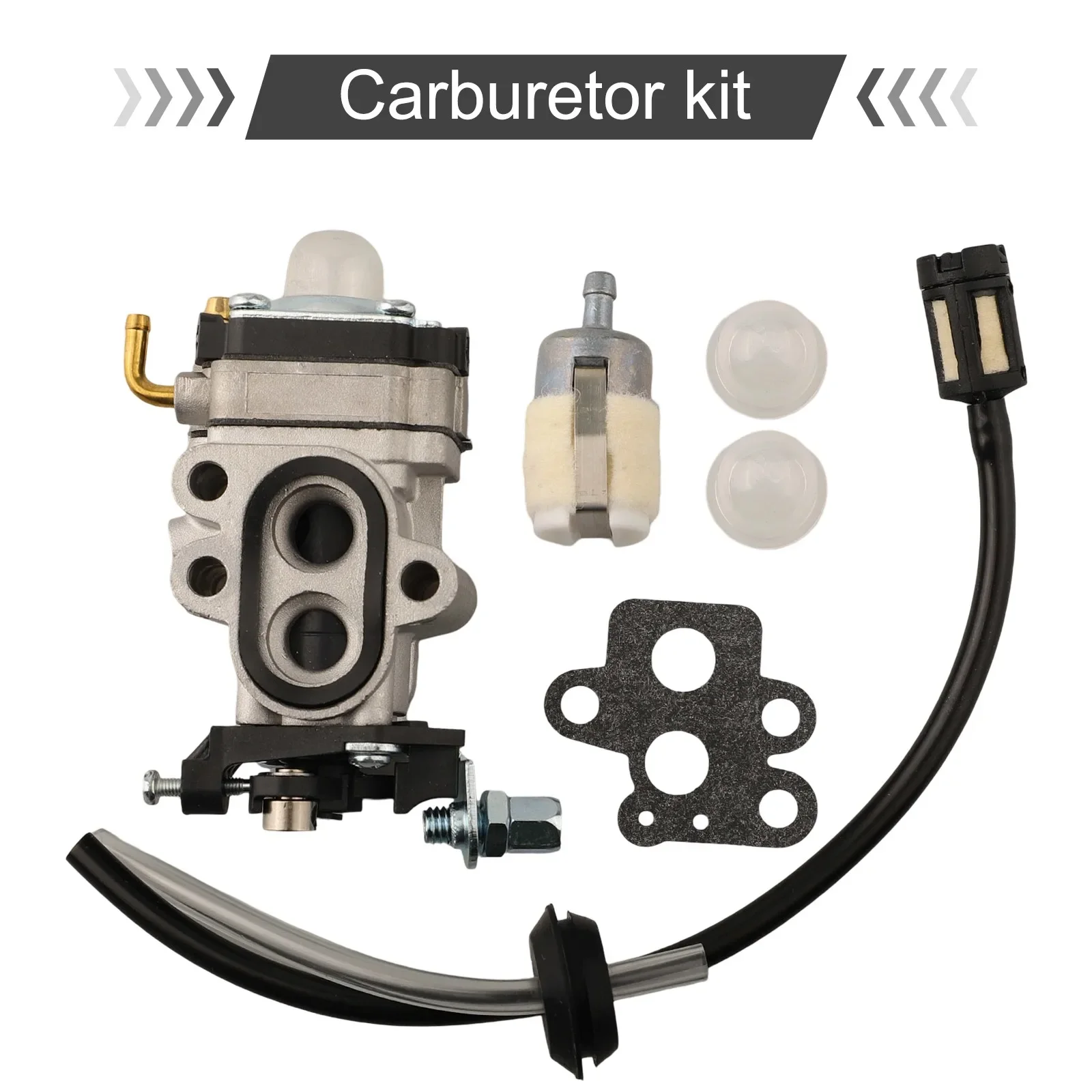 6pcs Carburetor Kits For RedMax LRTZ2460 HBZ2500 HBZ2600 HBZ2601 Brushcutters & Blowers Replacement Parts Garden Power Tool