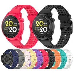 20MM 22MM silicone strap for COROS PACE 2 3 / APEX 2 2Pro Soft band quick release smartwatch accessories
