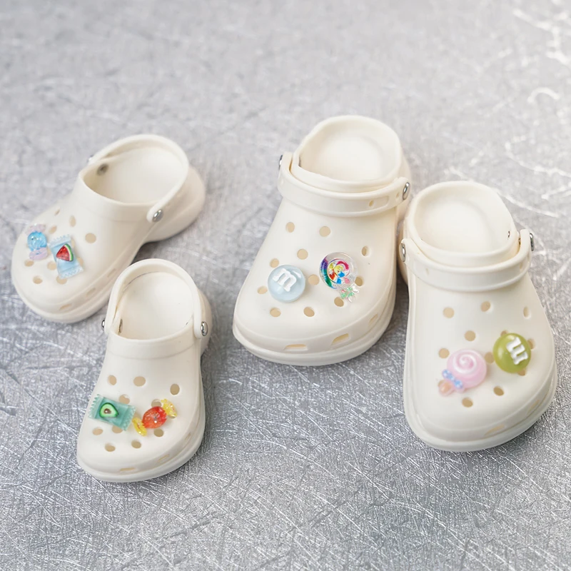 

1/4 Обувь для куклы BJD 5,7 см * 2,6 см, милые сандалии в стиле принцессы 1/6, аксессуары для кукол BJD, повседневная однотонная обувь ручной работы на толстой основе