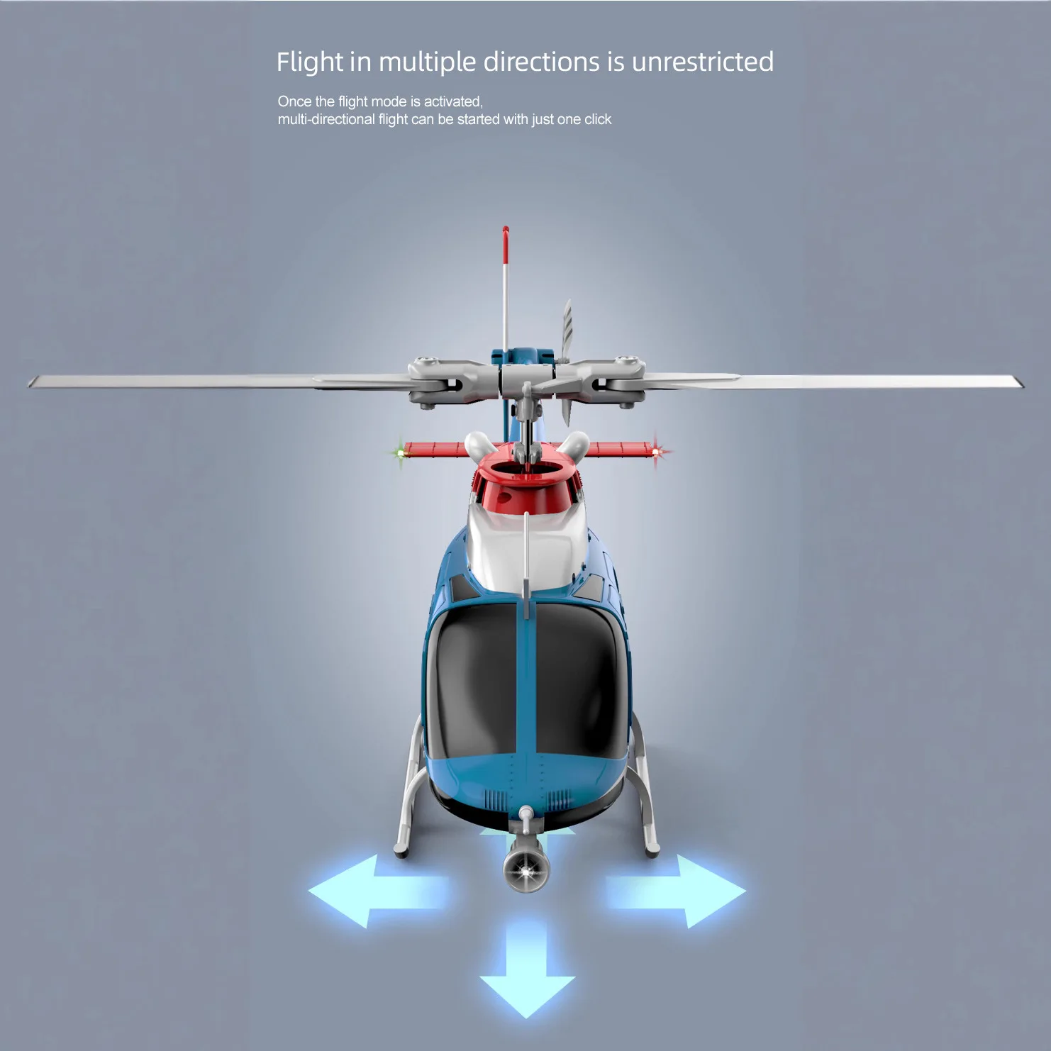 เฮลิคอปเตอร์บังคับวิทยุ RC ERA รุ่นใหม่ C138 Pro แบบ 6 ช่องสัญญาณ ใบพัดเดี่ยว ไร้แปรงถ่าน สำหรับการแสดงท่าผาดโผน  แบบเหมือนจริง Bell 206RHSKY ของเล่นและงานอดิเรก เครื่องบินบังคับวิทยุ