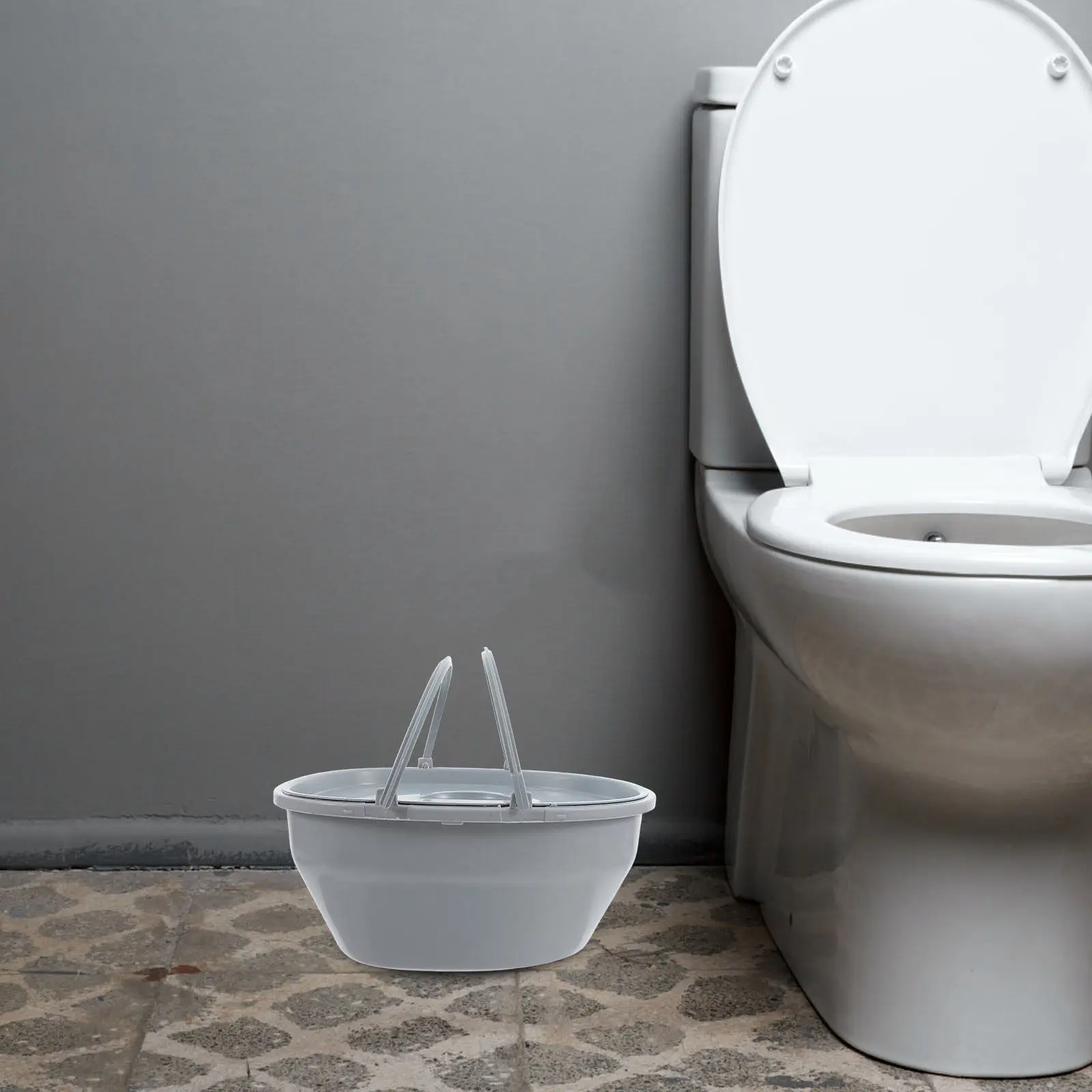 

Мобильный туалет с внутренним вкладышем, портативное сиденье для унитаза для пожилых людей, съемный туалетный стул, идеально подходит для дома, больницы, домов престарелых, спальни, гостиной