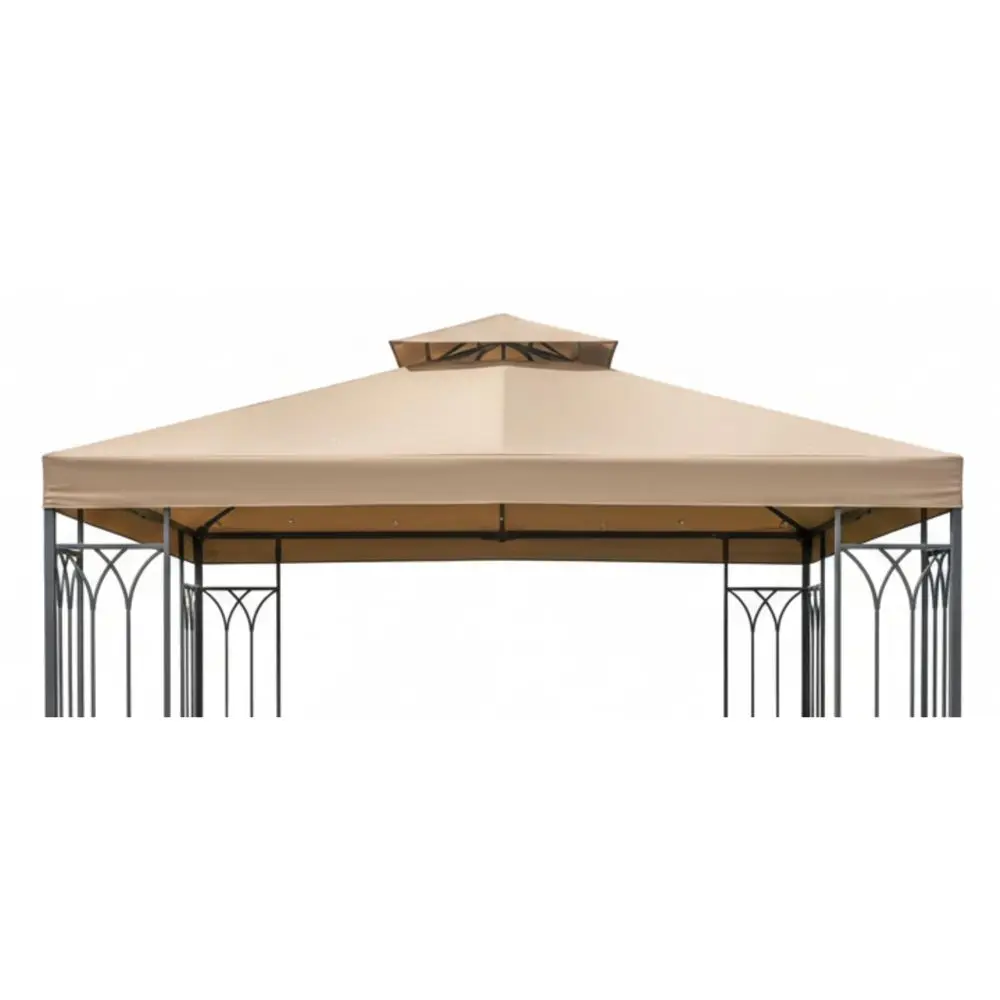 Durable 350 Replacement Canopy Top Compatible with 2019 Gardenline 10 x 10 Gazebo Models 788419 2019, 22466 Beige