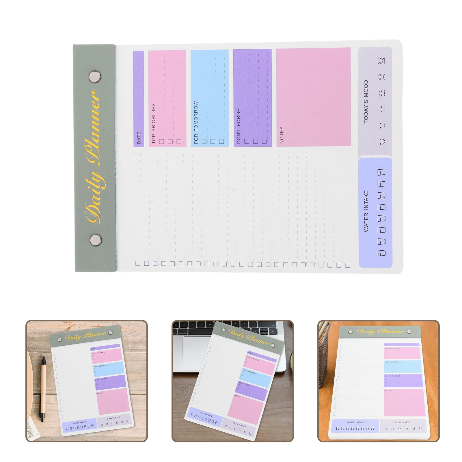 

Creative Daily Planning Notepad Large Capacity Tear-Off Pages Smooth Writing Robust Paper For Office Workers Teachers Task
