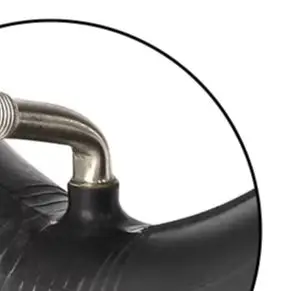 

8.5x3.0 Road Tire134mm Inner Diameter 8.5x3 Outward-Facing 90-Degree Bend Inner Tube Rubber Black For KUKIRIN G2 Pro Scooter