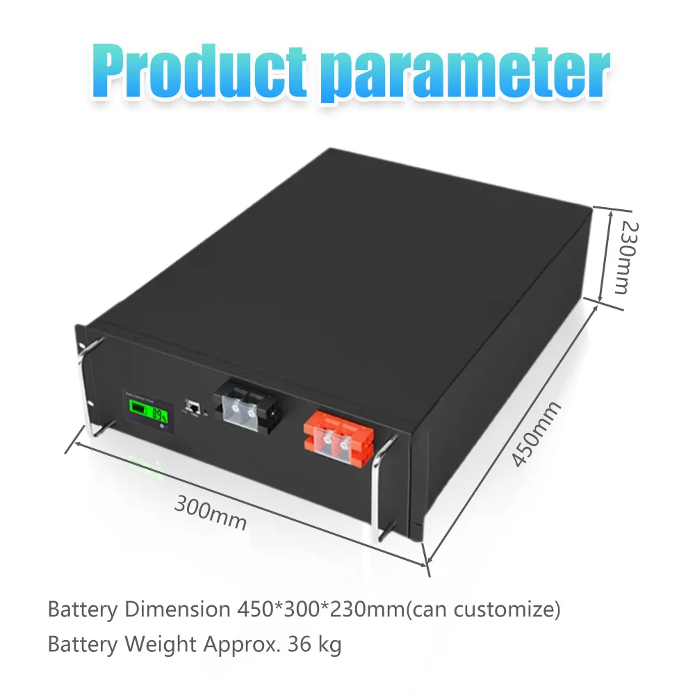 SEENRUY 48v 100AH lifepo4 lithium batterry bluetooth APP Lithium Iron Phosphate RS 485 Communication base + 10A charger