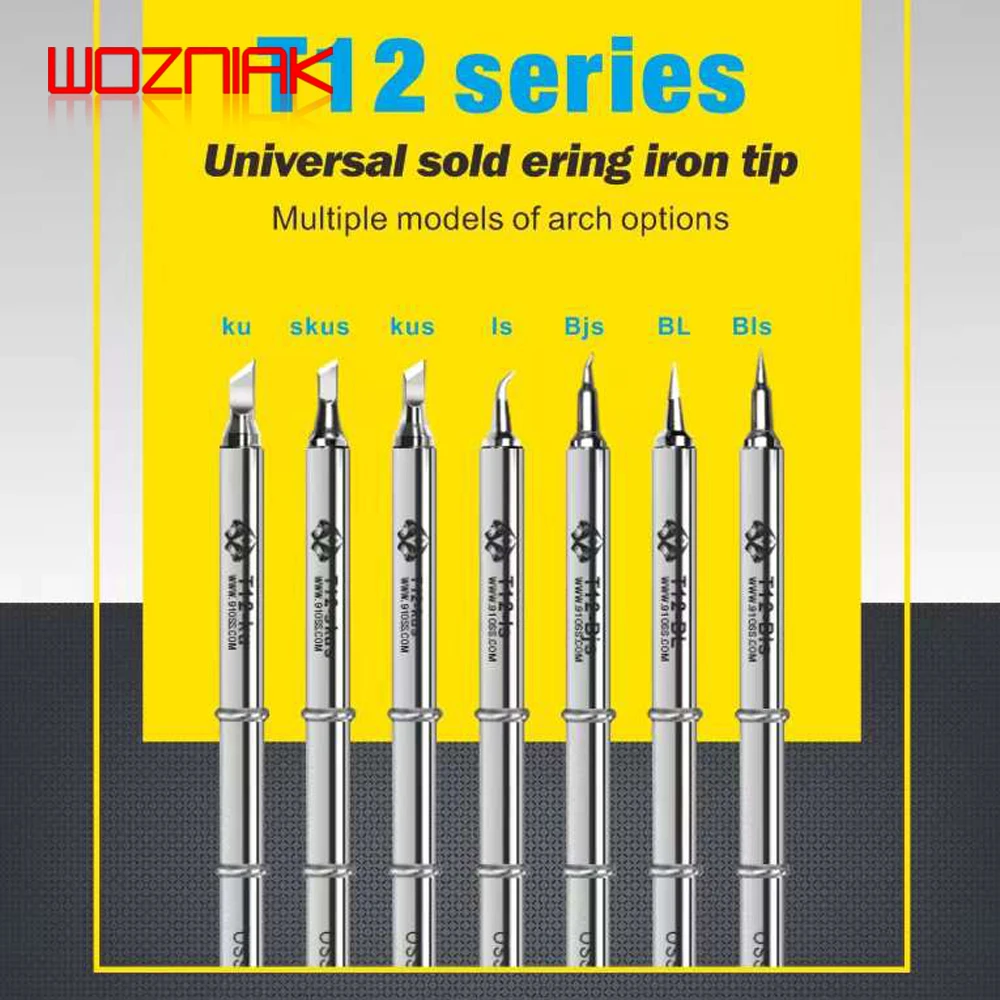 OSS T12 Soldering Solder Iron Tips T12 Series Iron Tip For Hakko FX951 STC AND STM32 OLED Soldering Station Electric Soldering