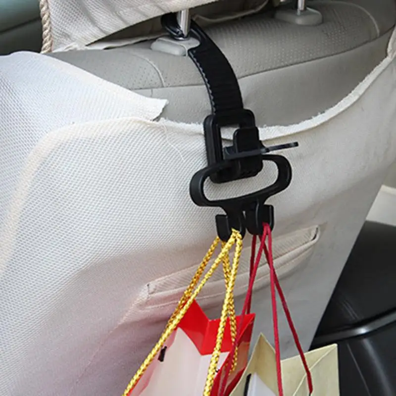 Car Seat Headrest Hooks Purse Holder Headrest Hooks Car Bag Hooks Car Purse Hook Multifunction Storage Organizer Car Back Seat