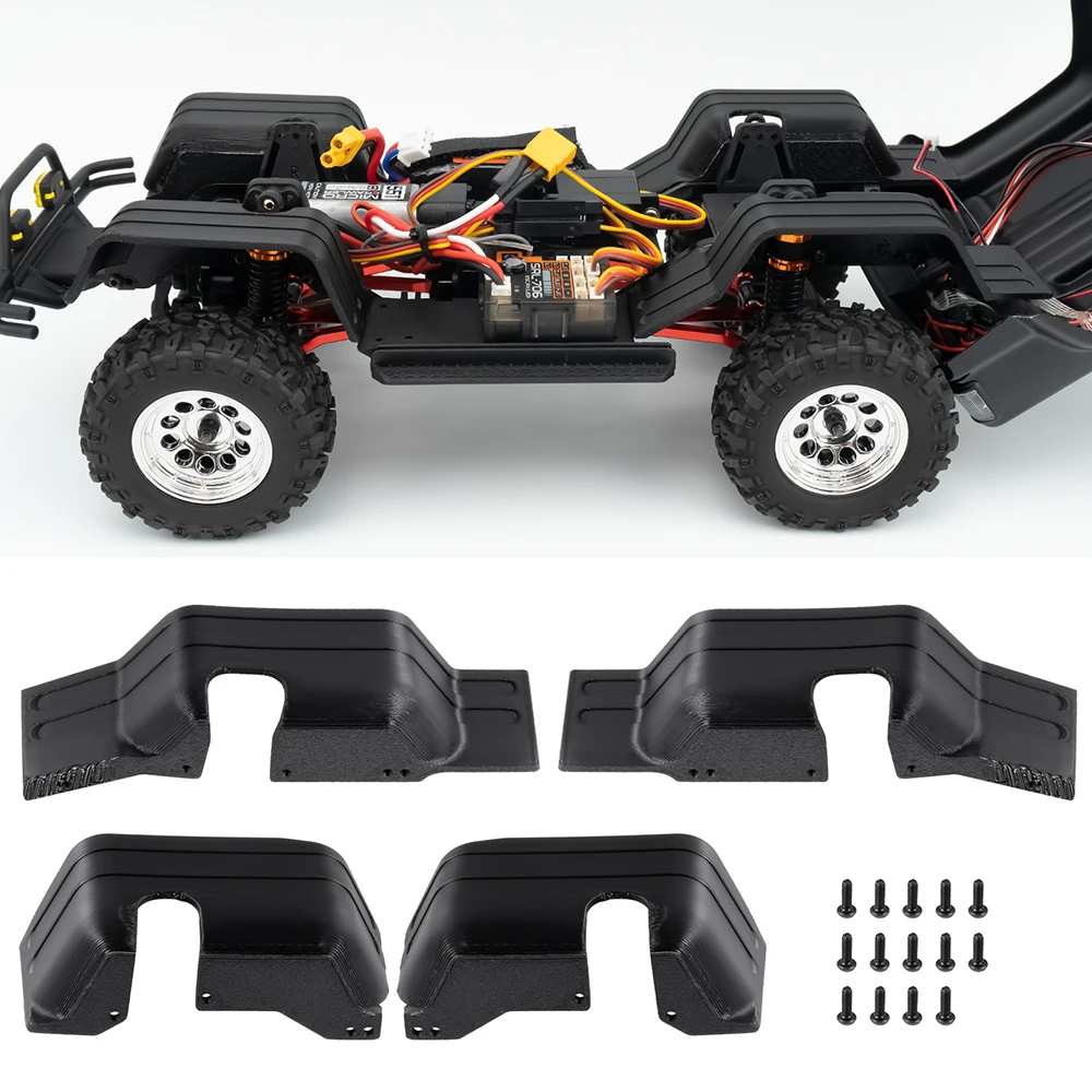 Adapter mocowania serwa ze stopu aluminium AXSPEED, adapter sześciokątny, mocowanie dyferencjału, przedni i tylny CVD, uniwersalny wspornik do części tuningowych 1/18 HPI Venture HILUX