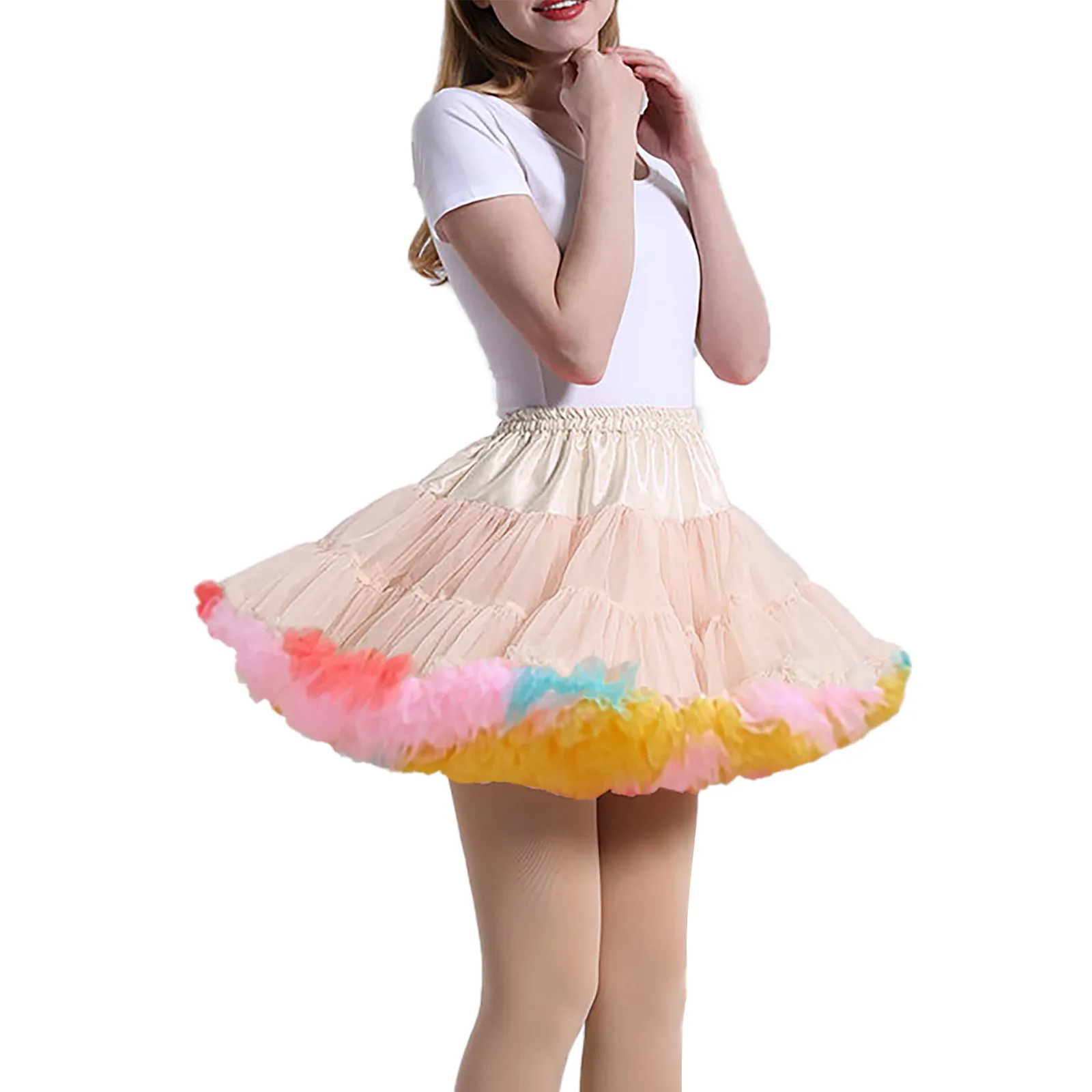 Tutu Skirt Baby Girls Skirts Princess Pettiskirt Party Dance Rainbow Tulle Skirts Girls Clothes Children Tutu Skirts faldas