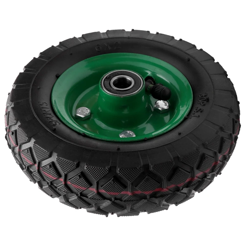 Inflatable Tire Wear-Resistant 6In Wheel 150Mm Tire Industrial Grade Cart Trolley Tyre Caster 250Kg 36Psi