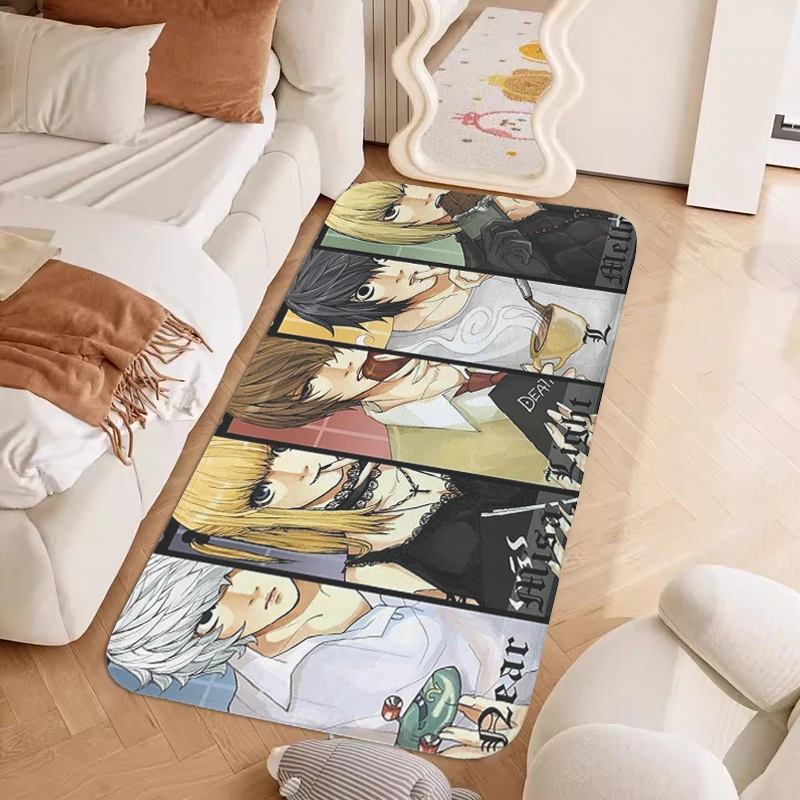 Bedroom Rug Slip-resistant G-Death Note Balcony Bathroom Foot Mat Corridor Carpet for Kitchen Entrance Door Doormat Home