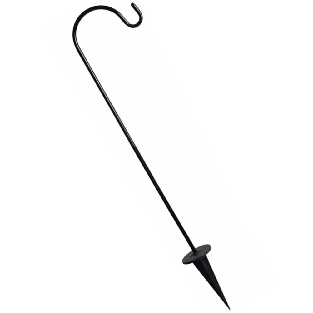 

Outdoor Shepherd Hooks Practical Iron Hangers Courtyard Hanging Hooks Practical Garden Stakes Multifunctional Lawn Stakes