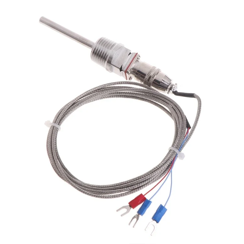 

RTD Pt100 L 5" NPT Temperature Sensor Probe for Conne Detachable