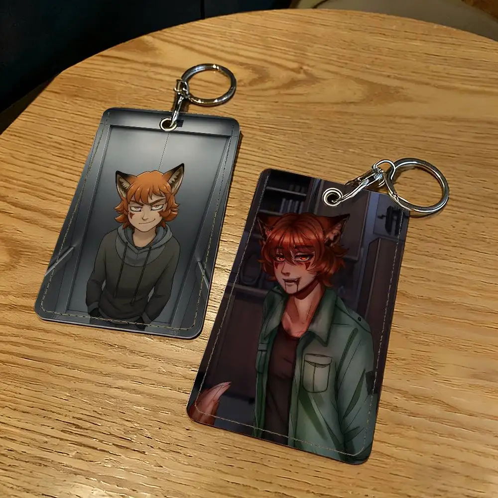 Game Boyfriend to Death Kartenetui mit Schlüsselanhänger, Executive Protection für Bankkredit, U-Bahn, Bus, Etui