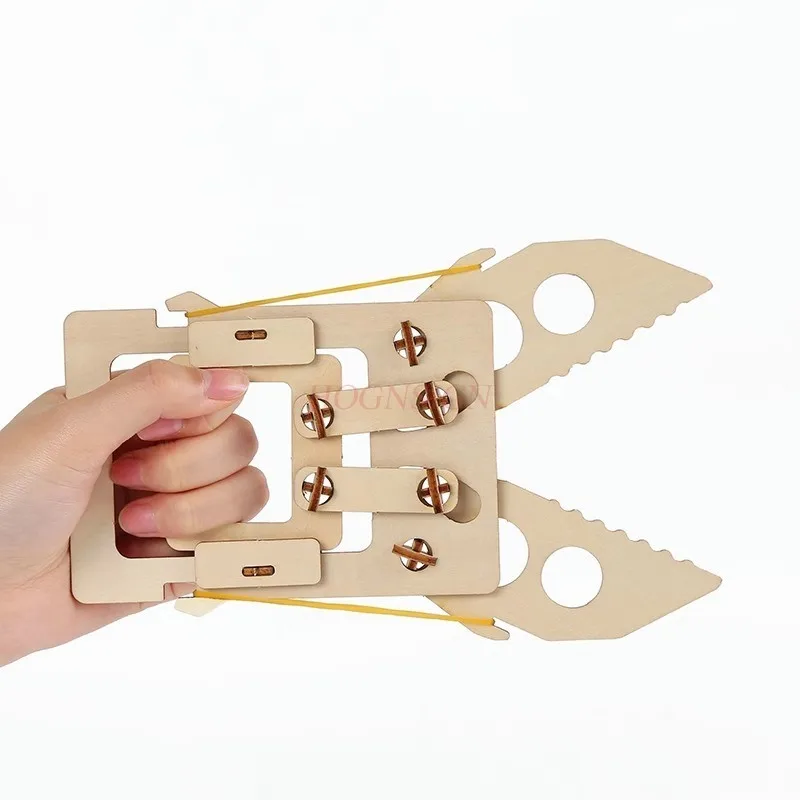 

Children DIY Handicraft Technology Small Maker Mechanical Hand Physics Science Experimental Materials Student