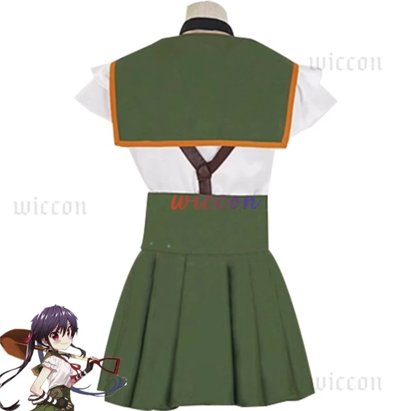 Kurumi Ebisuzawa Cosplay Full Set School Uniform Halloween Costume