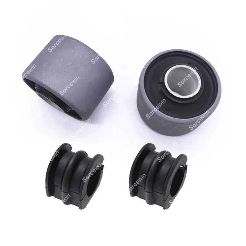 4pcs For Infiniti Q50 V37 Suspension Car Control Arm Bushing & Front Stabilizer Bar Bushing