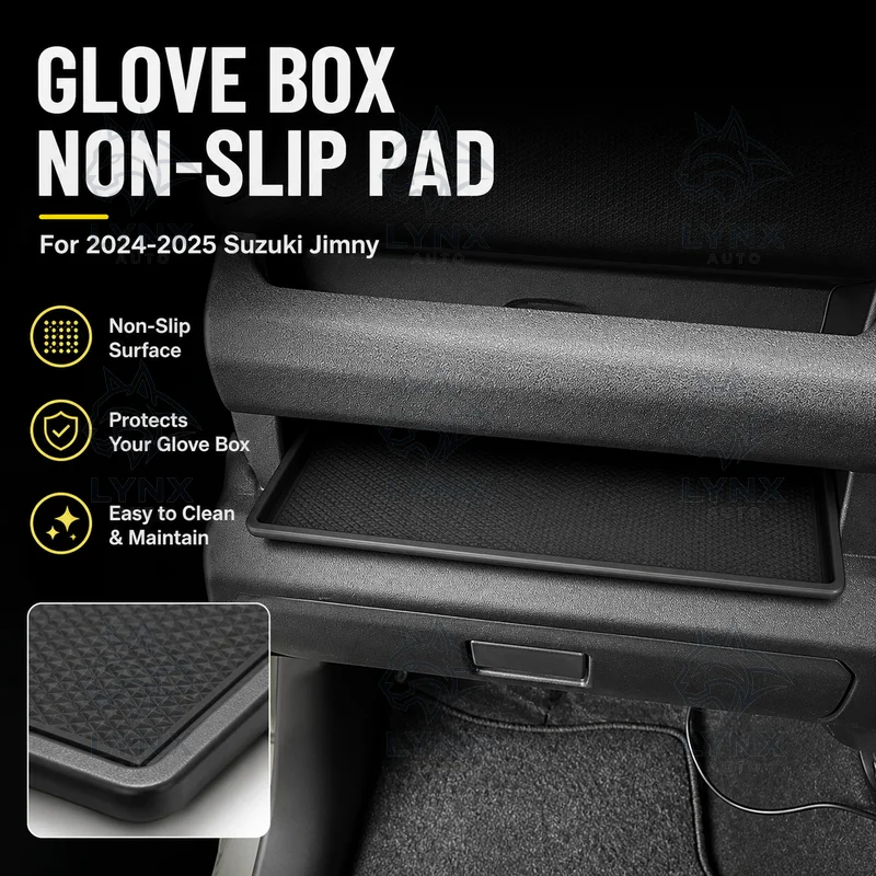 For 2024-2025 Suzuki Jimny Passenger Glove Box Non-Slip Protective Pad Car Interior Specific Modification Accessories