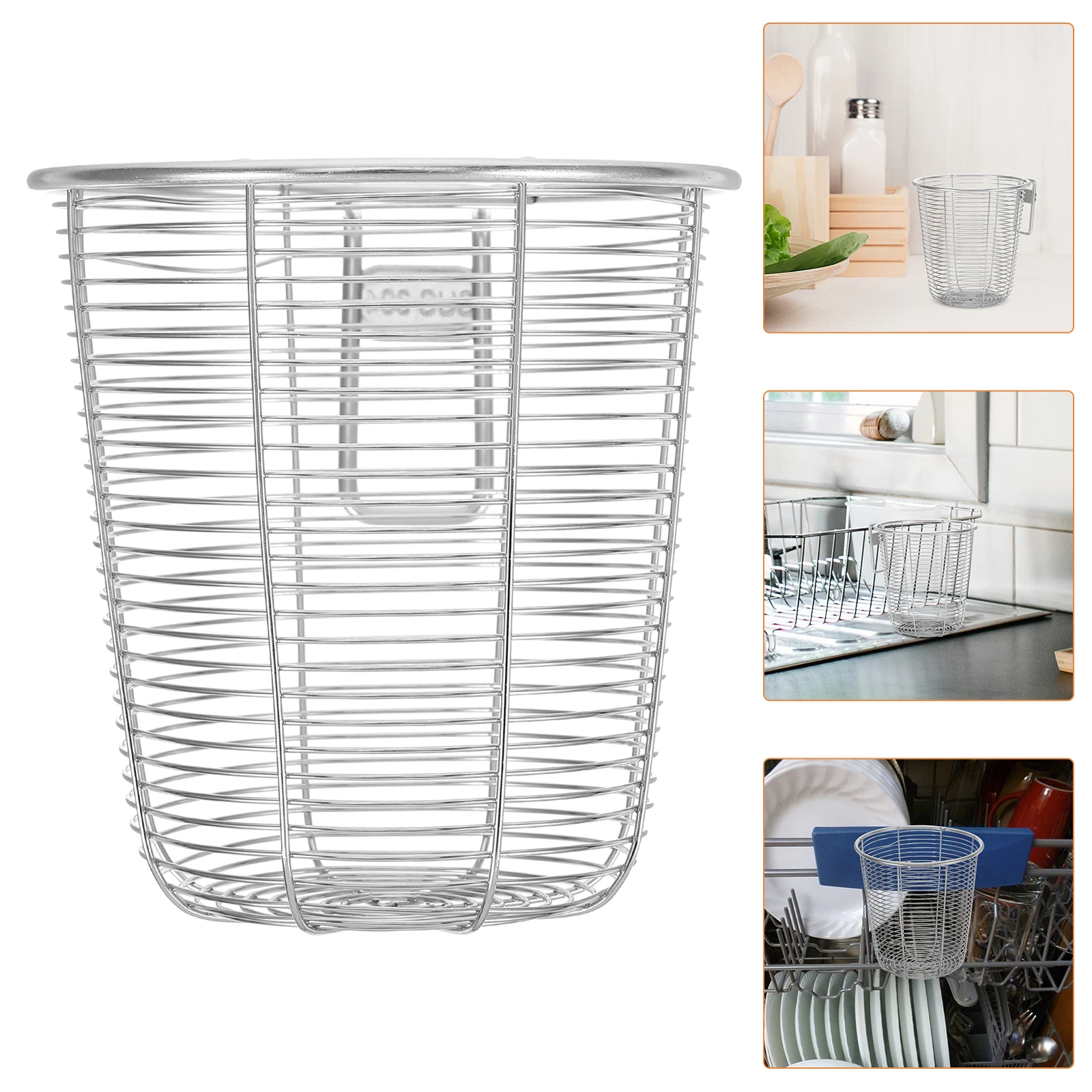 

Wall-Mounted Dishwasher Cutlery Basket Stainless Steel Utensil Holder Storage Container For Silverware Chopsticks Small Items