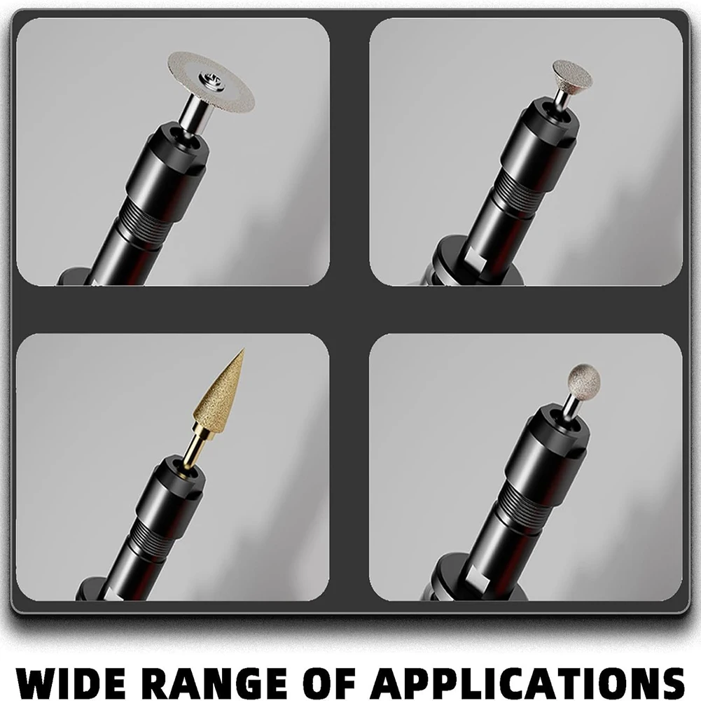 Angle Grinder Conversion Accessories Kit For 100 Type To Straight Grinder 3mm 6mm Shaft Deep Thread Setup Wrench DIY Workshop