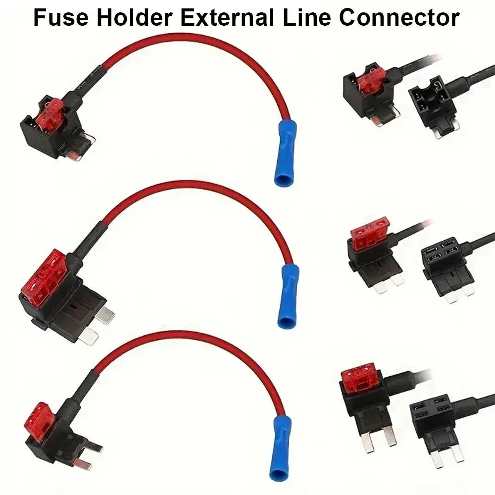 1Pcs Micro Mini Standard Fuse Holder 12V/24V 10A Automotive External Line Connector Add-a-circuit Automotive Fuses Tap