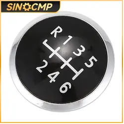 1PC 6 Speed Gear Knob Emblem Badge Cap 7H5711144D For Transporter T6 T5 Automotive Interior Accessories