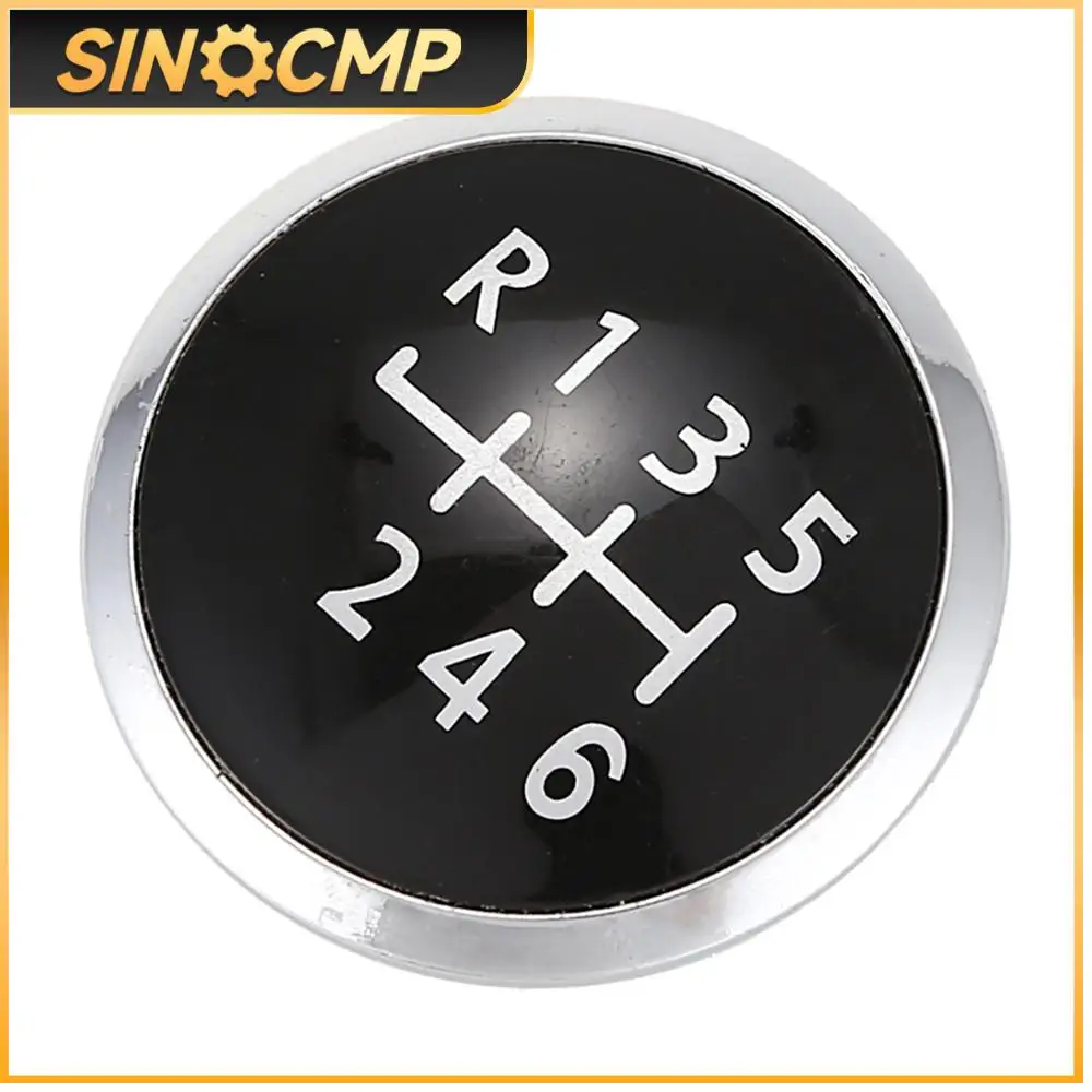 1PC 6 Speed Gear Knob Emblem Badge Cap 7H5711144D For Transporter T6 T5 Automotive Interior Accessories