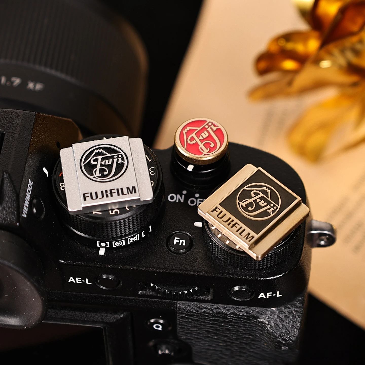 Metal Camera Hot Shoe Cover Suitable For Fujifilm Xs10 Xm5 Xe4 Xt5 Xt30Ii Xh2S Xa7 X100Vi Xt50 Zfc Camera Decorative Dust Cover