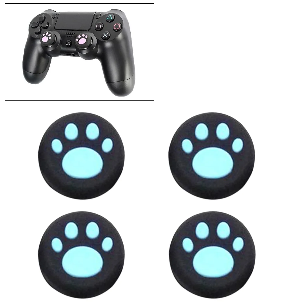 4 Pcs Thumb Cover Joystick Caps for / / / / (Blue) joystick cover joystick cap