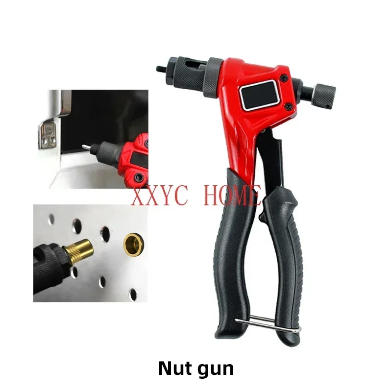 Manual Double Core Riveting Pull Riveting  Pull Riveting Hat  Pull Nail Gun Labor-Saving Tool