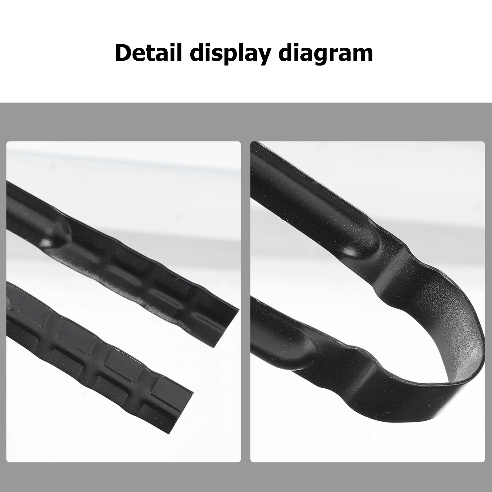 

2pcs Carbon Clamp Pliers Long Handle Bbq Tongs Heavy Duty Metal Barbecue Tools For Outdoor Grilling Camping Fireplace Pit