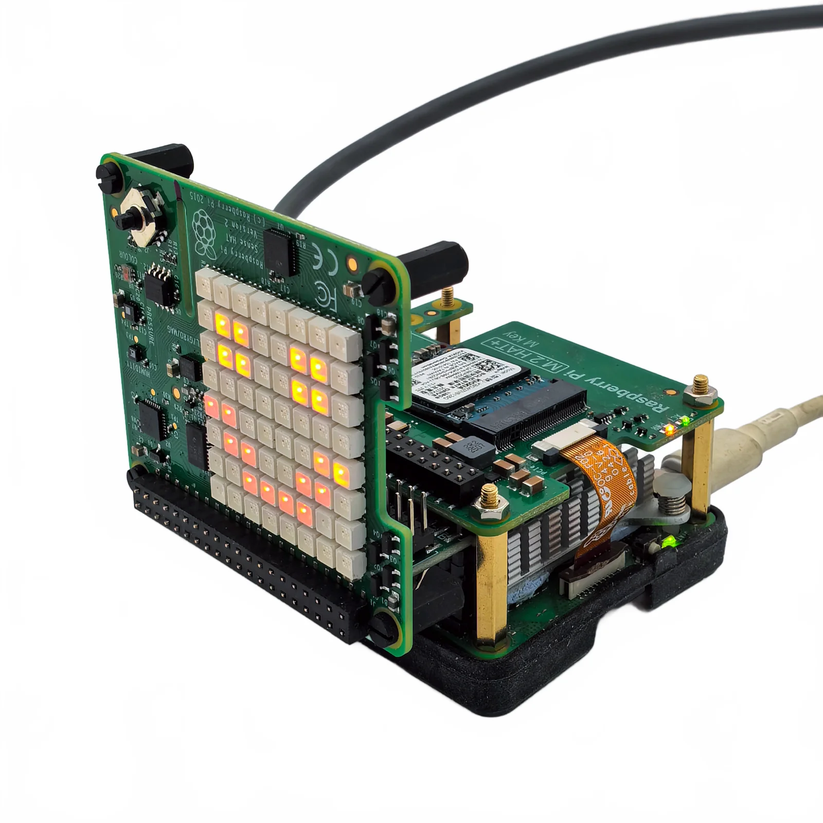 1-to-3 40Pin GPIO Splitter Extender for Raspberry Pi 5 4B 3B+ 400 500 Sense HAT