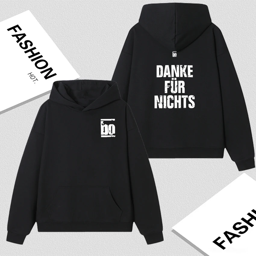 

2026 Hot New Danke Für Nichts _ Böhse Onkelz Autumn Winter Hoodies Vintage Fleece Sweatshirts Trend Oversize Y2k Loose Pullovers