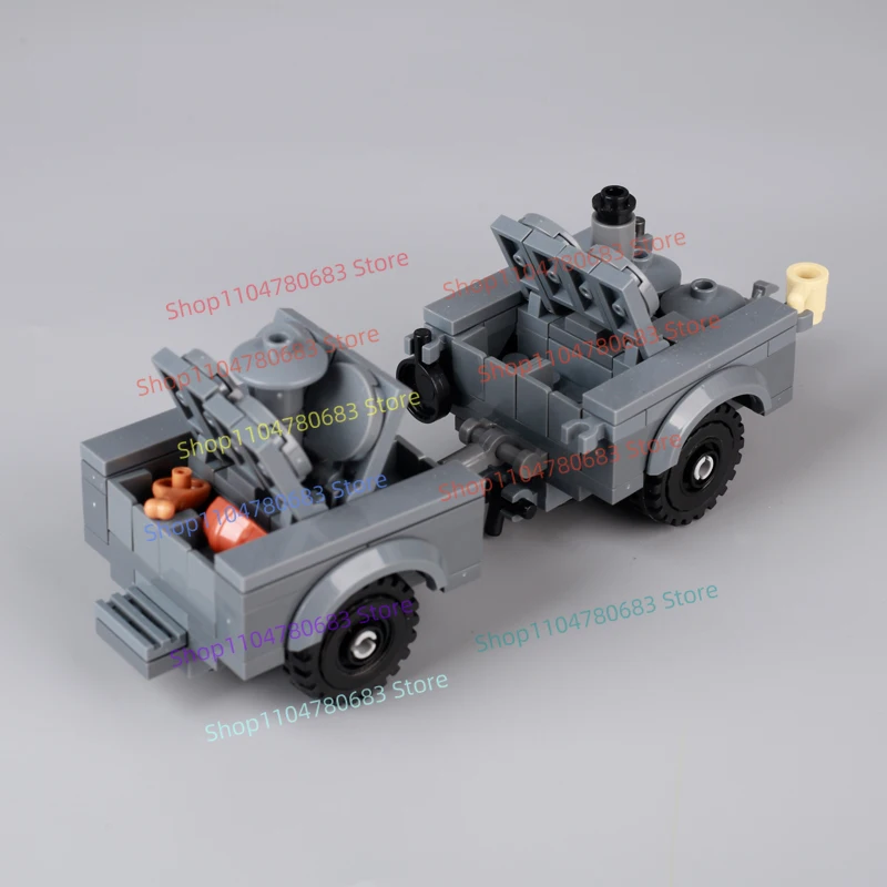 MOC Bouwstenen Sovjet Tank Mini Kanon Assemblagemodel Display Stuk Cartoon Anime Accessoires Speelgoed Vakantiecadeau Collectible