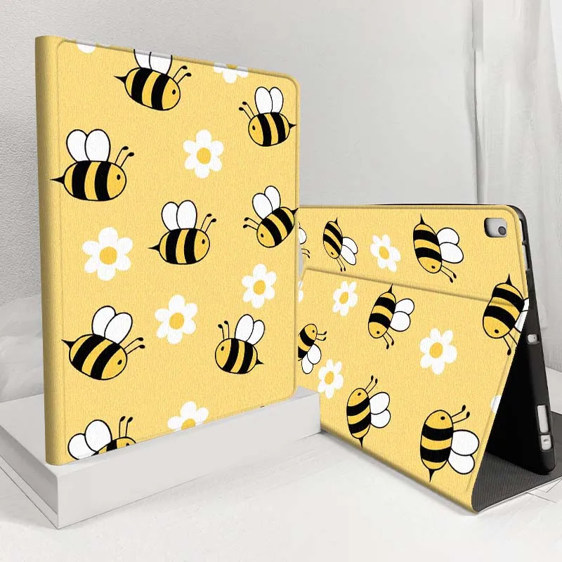 

Cartoon Yellow Bee Flower For Samsung Galaxy Tab S11 S10 S9 S8 S7 S6 A11 A9 A8 A7 10.5 10.4 Lite FE Plus Inch Tablet Case